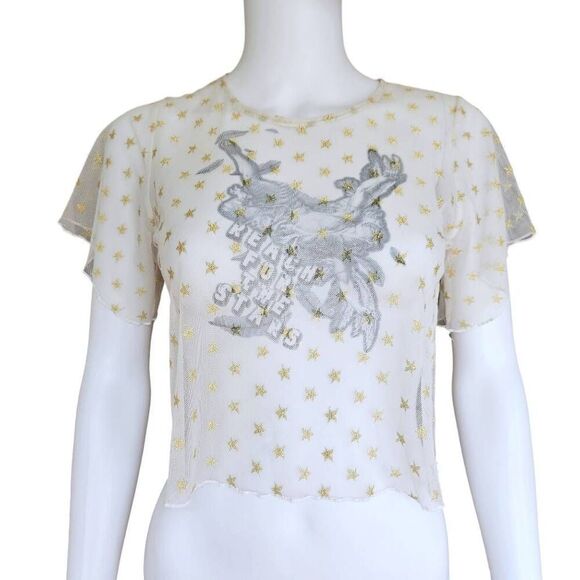 mythsprints rework: icarus mesh crop top - Picture 2 of 6